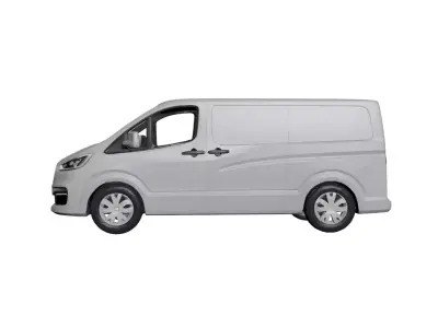 Generic Delivery Van 3D Model Cargo Distribution Vehicle 03 3D model