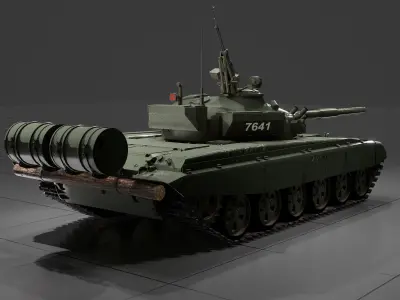 T-72 M1 variant 3D model