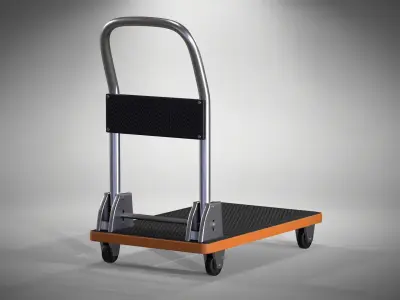 Trolley Low-poly 3D model get