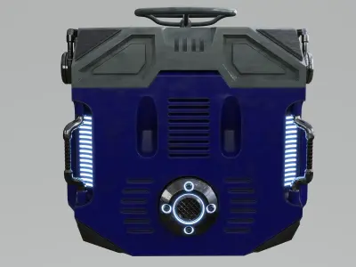 Sci-fi Container 3D model order