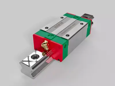 linear guide 3D model by jwzg1992