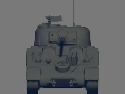 M4 Sherman 3D model