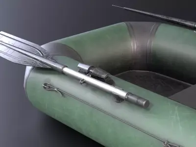 Inflatable Boat Low-poly 3D model by StudioStone