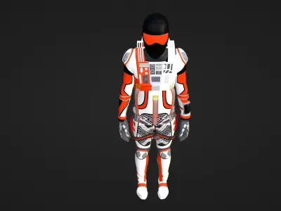 Robot Soldier - Assault Soldier Low-poly 3D model order