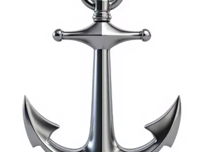 Anchor 3D print model from CGTrader