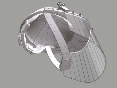 aFEGRET Low-poly 3D model