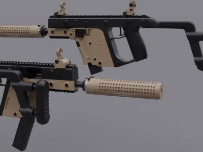 Kriss Vector Free 3D model purchase