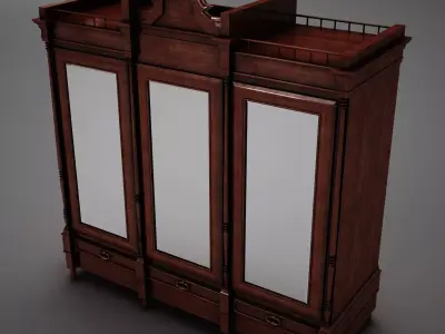 Antique Dresser 3D model