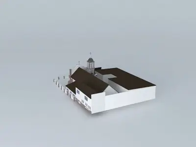 Temple of the Most Pure Heart of Mary Free 3D model