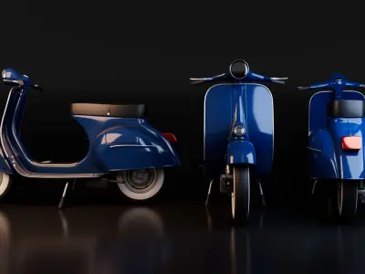 Scooters 3D model