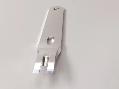 Mini Pry Bar 3D model