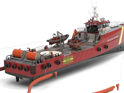 EMERGENCY RESPONSE VESSEL 3D model