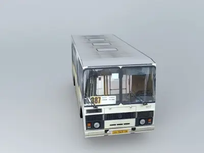 Russian BUS PAZ Free 3D model