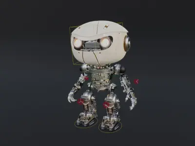 Tiny Robot Free 3D model