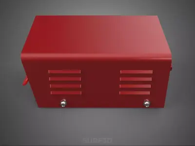 ELECTRICAL POWER SUPPLY CONTROL PANEL SOCKET REGULATOR OUTLET VA 3D model