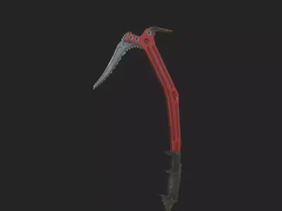 Crowbar 3D Model 002 Low-poly 3D model