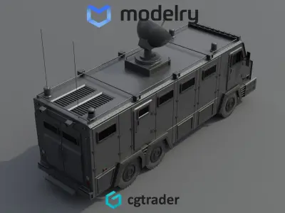 Mobile Command Center 3D model