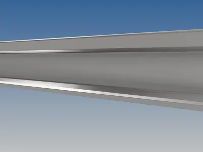 British Standard-EN13674  56E1  rail 3D model
