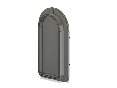 OO MK1 Coach End Door Blanks BR 3D print model