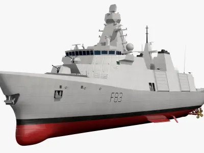Frigate Type 31 Polish Navy 3D model