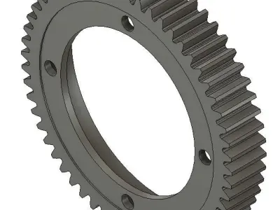 Gear Wheel  - 56 teeth 3D model