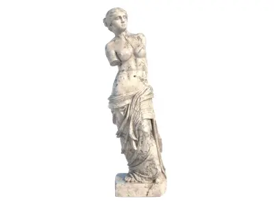 Venus de Milo Low-poly 3D model order
