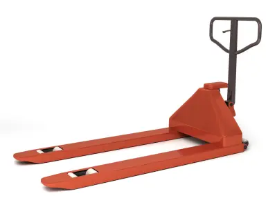 Manual pneumatic loader Low-poly 3D model