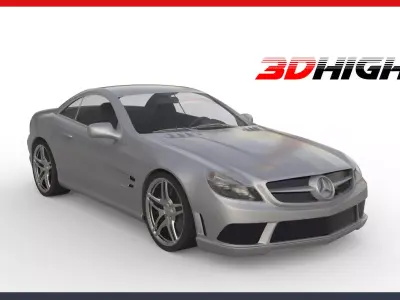 Mercedes Benz Car 3D model by 3dhighest