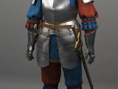 Knight 3D model shop