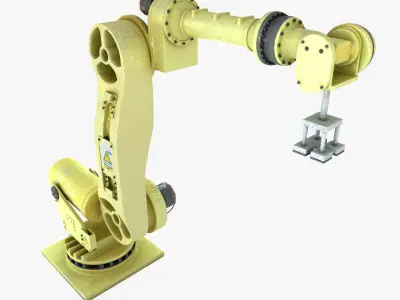 Industrial robot arm 3D model buy