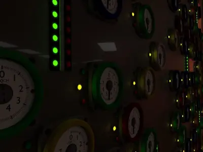 Chernobyl Control Room 3D model