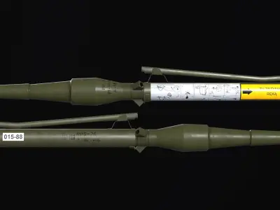 RPG-76 Low-poly 3D model