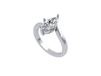 Wedding Ring  3D print model 181