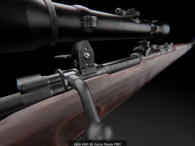 AAA Sniper Rifles Game Ready 3D Model Pack