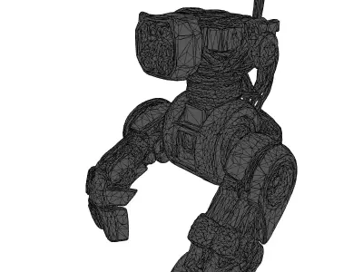 Damaged Robot Hand 3D Model 3D model