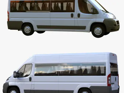 Passenger minibus L4H3 3D model