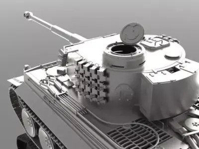 PANZER TIGER I AUSF A - WWII 3D model
