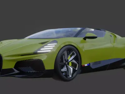 Bugatti Mistral 3D model