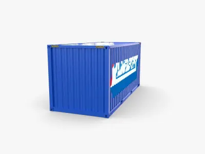 20ft Shipping Container Mainfreight 3D model