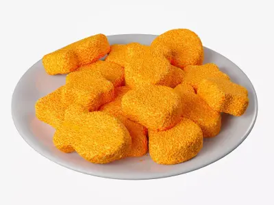 Fish Nuggets 3D model
