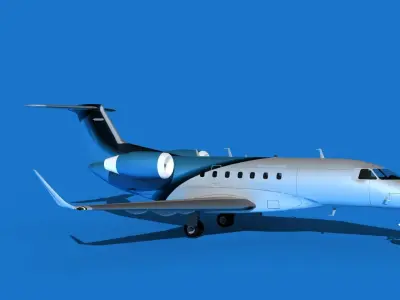 Embraer Praetor 600 V10 3D model