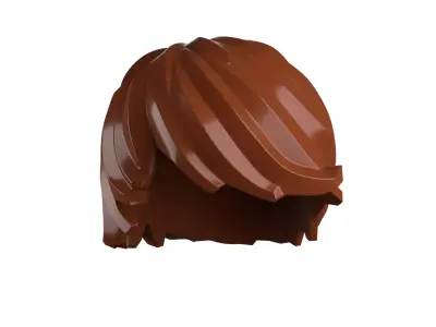 Custom3Dprint Minifigure Accessory - Minifigure Hair S2 - 005 3D print model