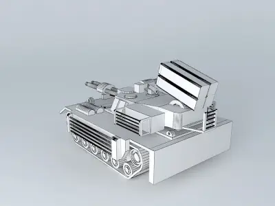 TURAN 1 tank Free 3D model