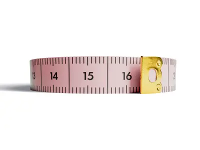 Seamstress Measuring Tape 3D model