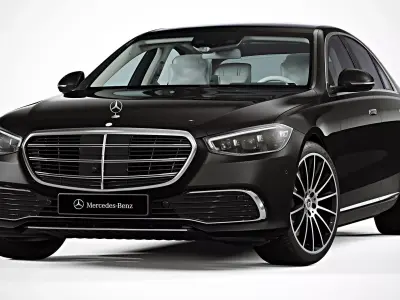 2021 Mercedes-Benz S-Class Short 3D model