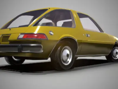 AMC Pacer Low-poly 3D model