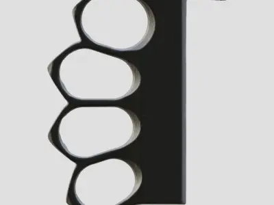 Brass knuckle US 1918  3D model