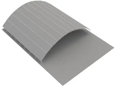 Airplane hangar Low-poly 3D model