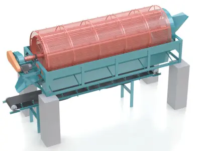 Drum Screening Machine 3D model