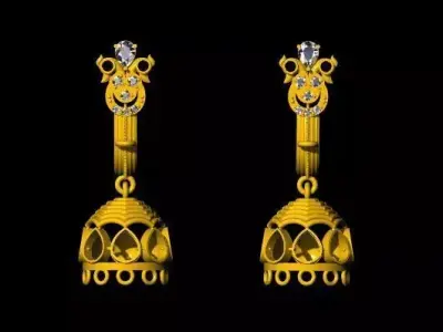 jhumka 3dm file 3D print model